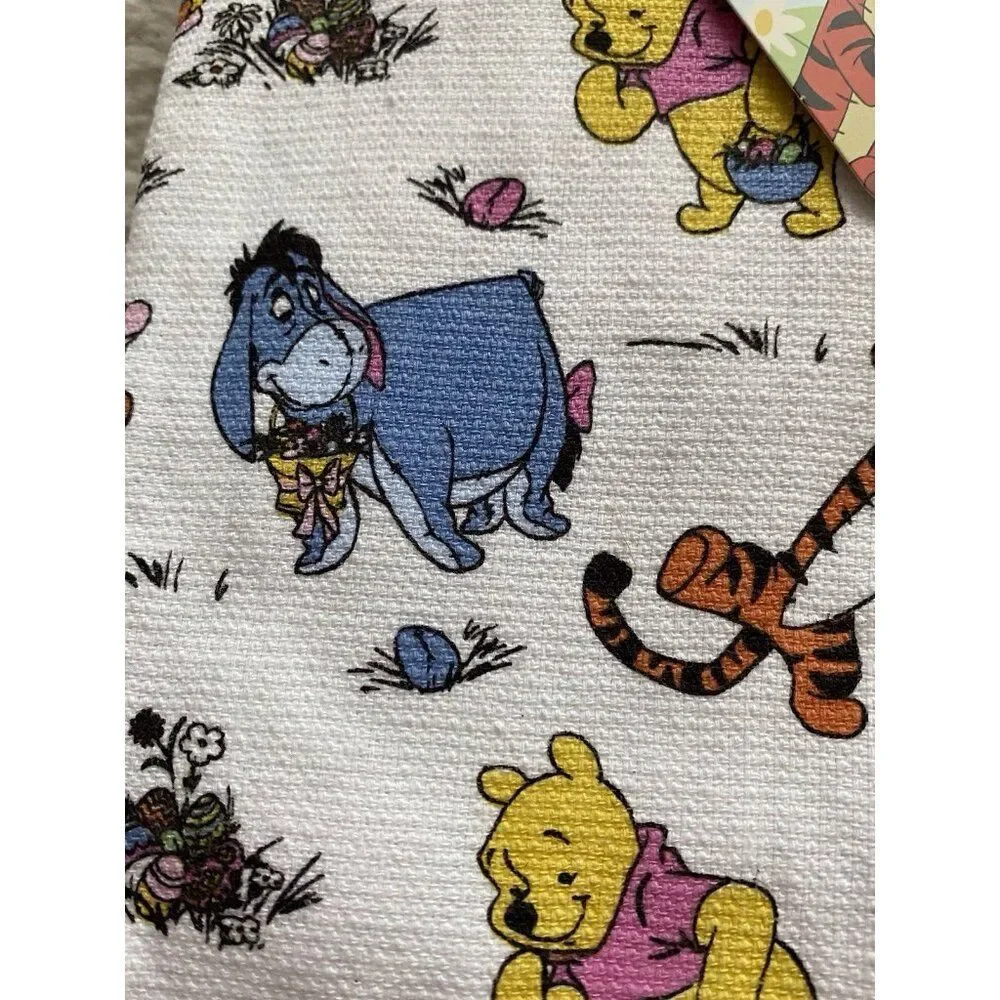 2 Pack Disney Winnie the Pooh & Friends Easter Kitchen Towels 16‎ X 26” NEW
